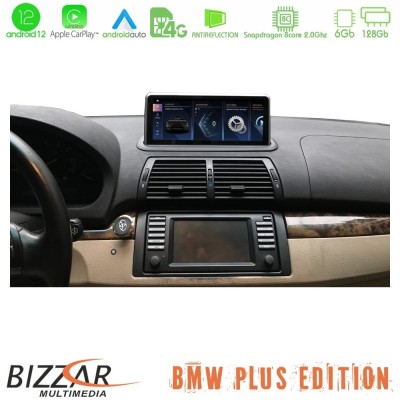 BMW X5 series E53 (με εργοστασιακή οθόνη) Android12 (6+128GB) Navigation Multimedia 10.25