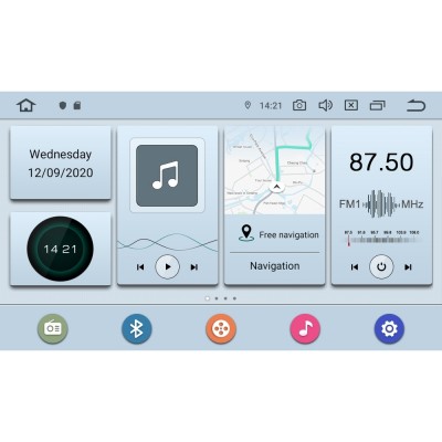 Bizzar OEM Smart 453 (με Εργοστασιακή Οθόνη) 8core Android12 4+64Gb Navigation Multimedia