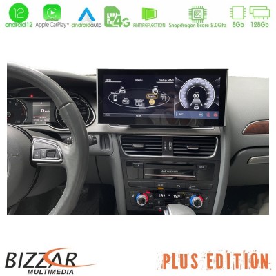 Bizzar OEM Audi A4/A5 (B8) 2008-2015 (με MMI3G) Android12 (8+128GB) Navigation Multimedia 10.25″ HD Anti-reflection