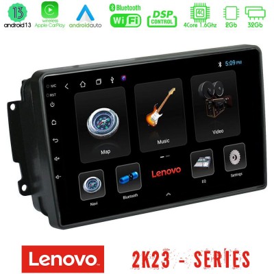 Lenovo Car Pad Mercedes C/CLK/G Class (W203/W209) 4Core Android 13 2+32GB Navigation Multimedia Tablet 9