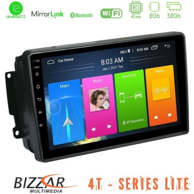 Bizzar 4T Series Mercedes C/CLK/G Class (W203/W209) 4Core Android12 2+32GB Navigation Multimedia Tablet 9