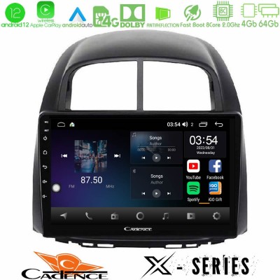 Cadence X Series Daihatsu Sirion/Subaru Justy 8core Android12 4+64GB Navigation Multimedia Tablet 10