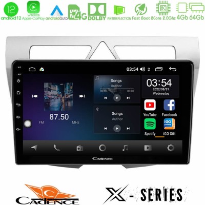 Cadence X Series Kia Picanto 8core Android12 4+64GB Navigation Multimedia Tablet 9