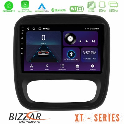 Bizzar XT Series Renault/Nissan/Opel/Fiat 4core Android12 2+32GB Navigation Multimedia Tablet 9