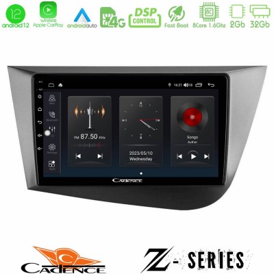 Cadence Z Series Seat Leon 8core Android12 2+32GB Navigation Multimedia Tablet 9
