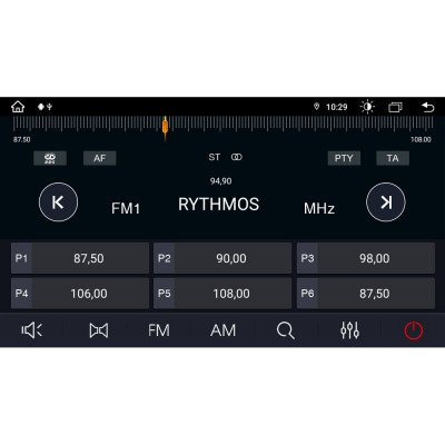 Bizzar Ultra Series Fiat 500L 8core Android13 8+128GB Navigation Multimedia Tablet 10