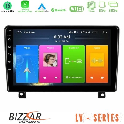 Bizzar LV Series Opel Astra H 4Core Android 13 2+32GB Navigation Multimedia Tablet 9