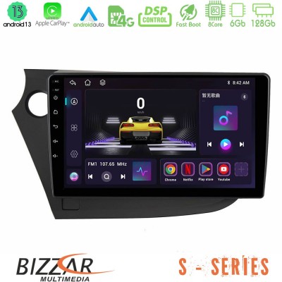Bizzar S Series Honda Insight 2009-2015 8core Android13 6+128GB Navigation Multimedia Tablet 9