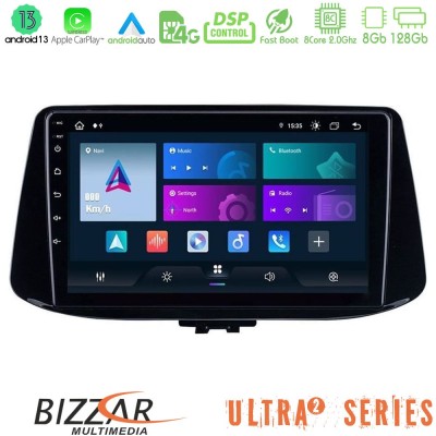 Bizzar Ultra Series Hyundai i30 8core Android13 8+128GB Navigation Multimedia Tablet 9