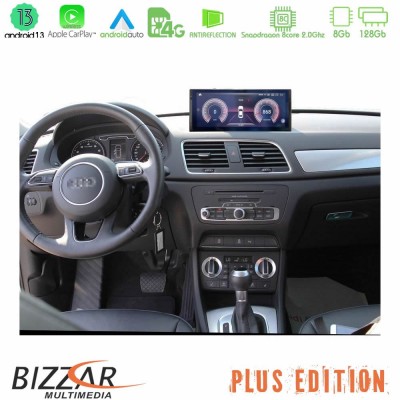 Bizzar OEM Audi Q3 (8U) 2011-2018 Android13 (8+128GB) Navigation Multimedia 10.25″ HD Anti-reflection