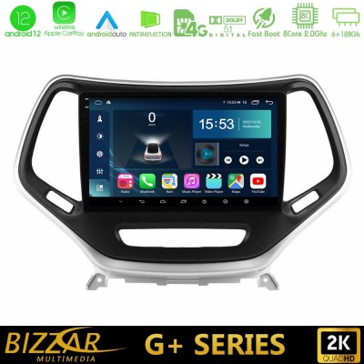 Bizzar G+ Series Jeep Cherokee 2014-2019 8core Android12 6+128GB Navigation Multimedia Tablet 9