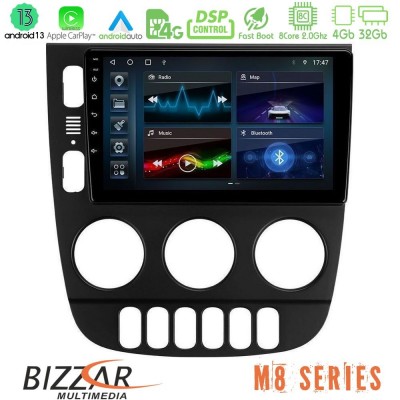 Bizzar M8 Series Mercedes ML Class 1998-2005 8Core Android13 4+32GB Navigation Multimedia Tablet 9