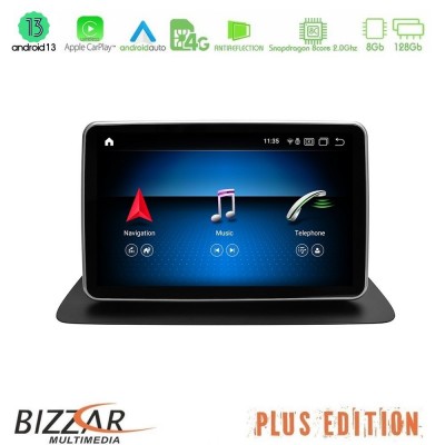 Bizzar OEM Mercedes Android 13 (8+128GB) 8core Mercedes ML/SLK NTG4.5 Navigation Multimedia station 9