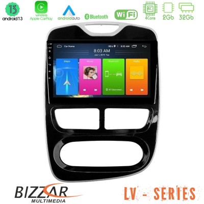 Bizzar LV Series Renault Clio 2012-2016 4Core Android 13 2+32GB Navigation Multimedia Tablet 10
