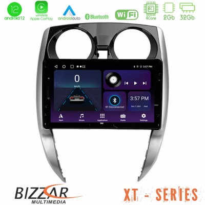 Bizzar XT Series Nissan Note 2013-2018 4core Android12 2+32GB Navigation Multimedia Tablet 10