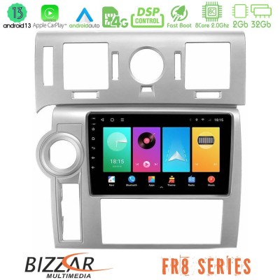 Bizzar FR8 Series Hummer H2 2008-2009 8core Android13 2+32GB Navigation Multimedia Tablet 9