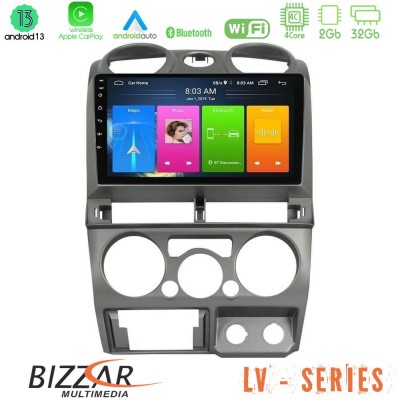 Bizzar LV Series Isuzu D-Max 2007-2011 4Core Android 13 2+32GB Navigation Multimedia Tablet 9