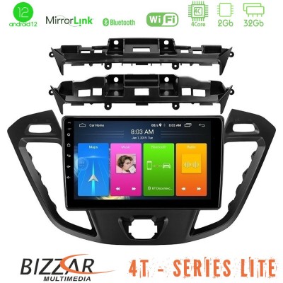 Bizzar 4T Series Ford Transit Custom/Tourneo Custom 4Core Android12 2+32GB Navigation Multimedia Tablet 9