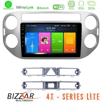 Bizzar 4T Series VW Tiguan 4Core Android12 2+32GB Navigation Multimedia Tablet 9