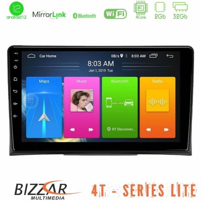 Bizzar 4T Series VW Transporter 2003-2015 4Core Android12 2+32GB Navigation Multimedia Tablet 9