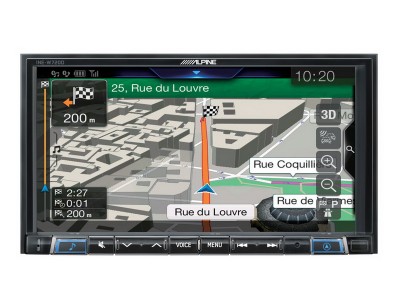 Alpine INE-W720DC 7” Navigation with TomTom maps including trucking feature, compatible with Apple C