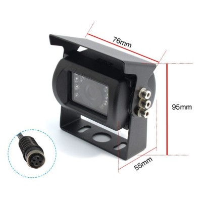 Bizzar Κάμερα Οπισθοπορείας Φορτηγού/Λεωφορείου (12-24V) AHD720 και CVBS (10m Καλώδιο)