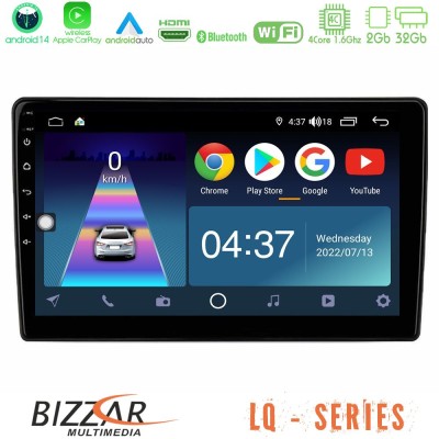 Bizzar LQ Series 4Core Android14 2+32GB Opel Corsa F 2019-2023 Navigation Multimedia Tablet 9
