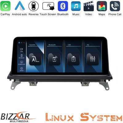 Bizzar BMW X5 & X6 Series F15/F16 Linux Apple CarPlay | Android Auto screen 10.25″ HD Anti-reflection