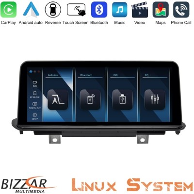 Bizzar BMW X5 & X6 Series F15/F16 Linux Apple CarPlay | Android Auto screen 10.25″ HD Anti-reflection