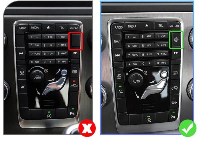Volvo Sensus Connect 2014-> Wireless CarPlay/Android Auto Interface & Camera In