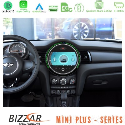 Bizzar OEM Mini Cooper F56 8core Android13 8+128GB Navigation Multimedia System 9