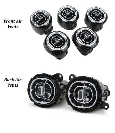 Ατμοσφαιρικός Φωτισμός Mercedes C Class W206 / GLC Class W254 Air Vents Ambient Light Kit