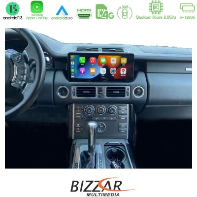 Bizzar OEM Range Rover L322 2002 – 2005 8core Android13 8+128GB Navigation Multimedia 12.3