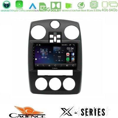 Cadence X Series Chrysler PT-Cruiser 2000-2005 8core Android 14 4+64GB Navigation Multimedia Tablet 9