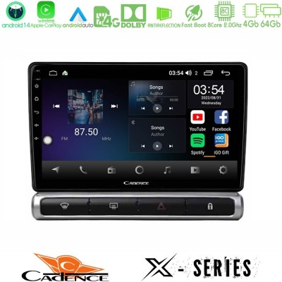Cadence X Series Citroen C3 2016-> 8core Android 14 4+64GB Navigation Multimedia Tablet 9