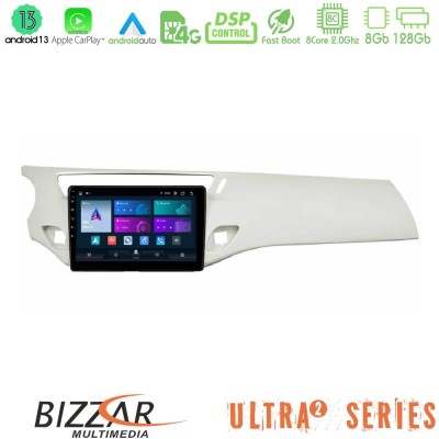 Bizzar Ultra Series Citroen C3 2009-2016 8core Android13 8+128GB Navigation Multimedia Tablet 9