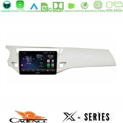 Cadence X Series Citroen C3 2009-2016 8core Android 14 4+64GB Navigation Multimedia Tablet 9