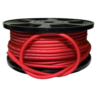 Bizzar 8ga 50m Flex Καλώδιο Ρεύματος Κόκκινο