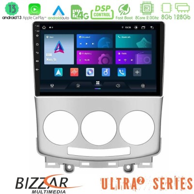 Bizzar Ultra Series Mazda 5 2004-2010 8core Android13 8+128GB Navigation Multimedia Tablet 9