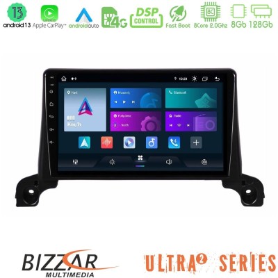 Bizzar Ultra Series Peugeot 3008/5008 2017-2023 8core Android13 8+128GB Navigation Multimedia Tablet 9