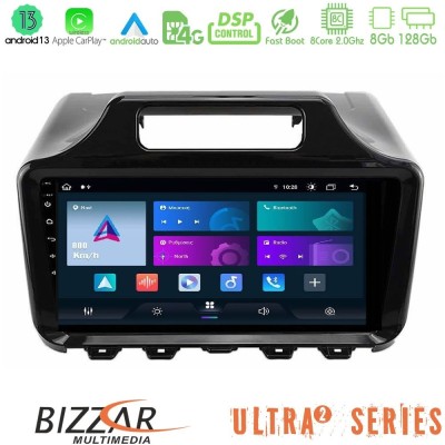 Bizzar Ultra Series Toyota iQ 2008 – 2015 8core Android13 8+128GB Navigation Multimedia Tablet 9