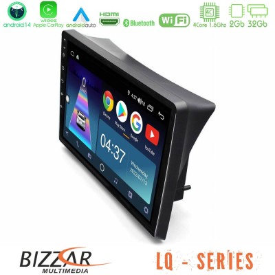 Bizzar LQ Series 4Core Android14 2+32GB Opel Combo/Vectra /Vivaro/Agila Navigation Multimedia Tablet 9