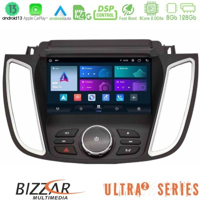 Bizzar Ultra Series Ford C-Max / Kuga 8core Android13 8+128GB Navigation Multimedia Tablet 9