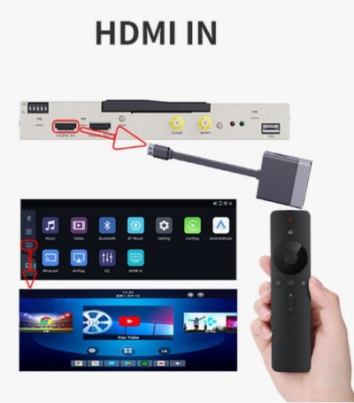 VW/SKODA/SEAT/AUDI MQB (MIB/MIB2) Wireless CarPlay | Android Auto Interface | Camera In | HDMI in