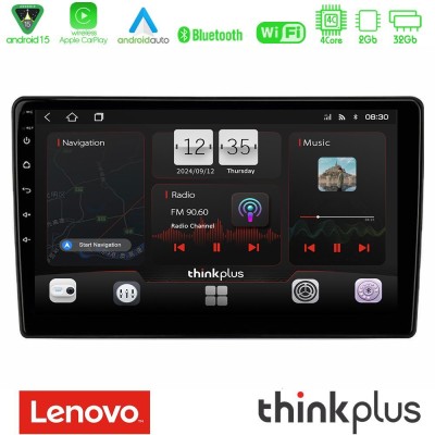 Lenovo Thinkplus Series 4Core Android15 2+32GB  Ford Mondeo 2001-2004 Navigation Multimedia Tablet 9