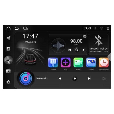 Bizzar 2DIN Deck 4core Android13 4+32GB Ford B-MAX Navigation Multimedia Deckless 6.9