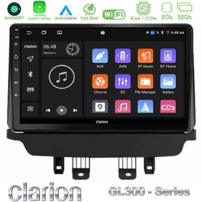 Bizzar 4T Series Peugeot 3008/5008 2017-2023 4Core Android13 2+32GB Navigation Multimedia Tablet 9