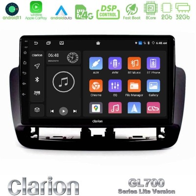 Bizzar 4T Series Seat Ibiza 2012-2015 4Core Android13 2+32GB Navigation Multimedia Tablet 9