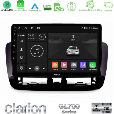 Bizzar 4T Series Seat Ibiza 2012-2015 4Core Android13 2+32GB Navigation Multimedia Tablet 9