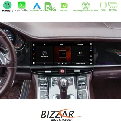 Bizzar OEM Porsche Panamera 2010-2016 8core Android13 8+128G Navigation Multimedia 12.3